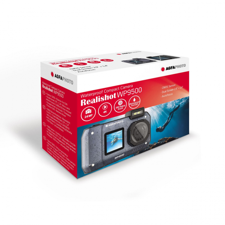 Agfa Digital Camera WP9500 CMOS WP Full HD Black