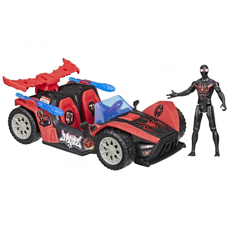 Marvel Spider-Man 4 Inch Venomversus Miles Remix Blast Racer