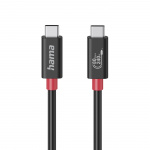 Hama Cable USB-C USB 4.0 Gen4 80 Gbit/S 240W Black 1.0m