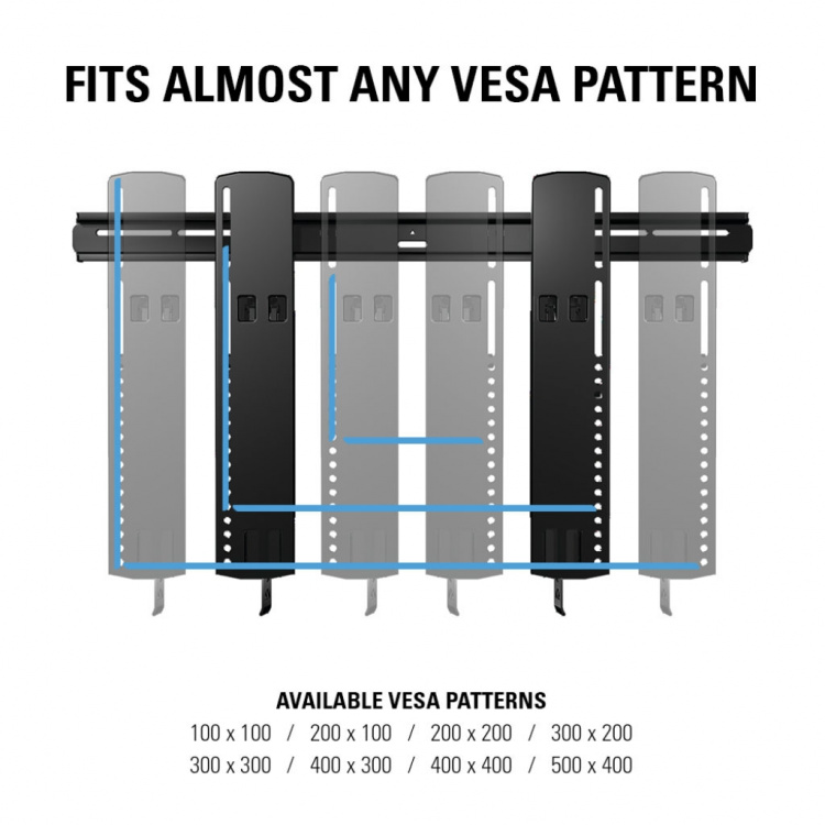 SANUS Wall Mount 51-80 VLT16-B2 Superslim