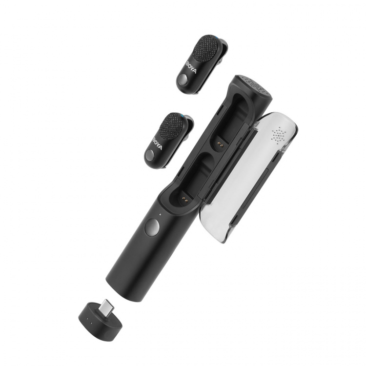 BOYA Microphone Wireless Modular Magic 02 - USB-C, 3.5mm, Lightning