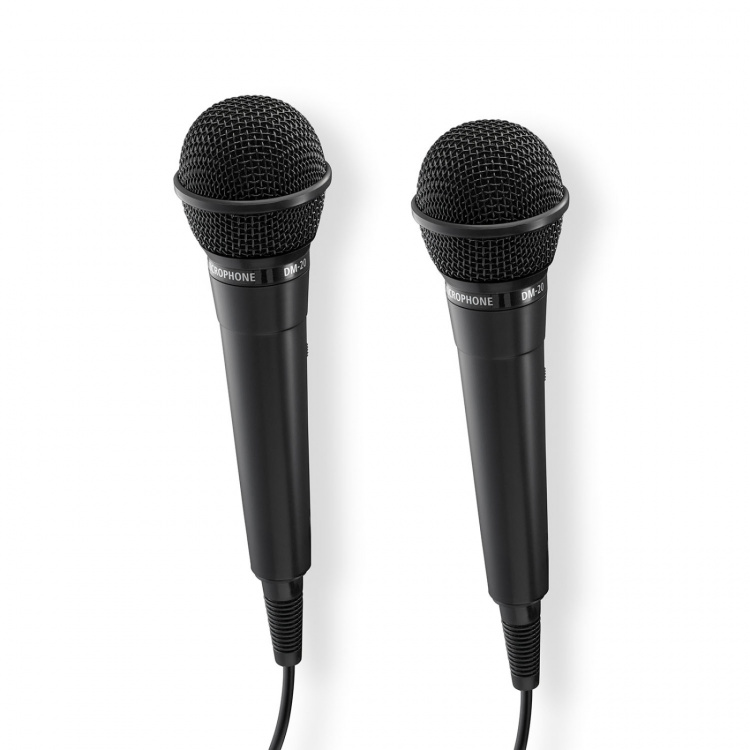Hama Microphone Karaoke Dynamic Mono 2-Pack Black Hama Microphone Karaoke Dynamic Mono 2-Pack Black