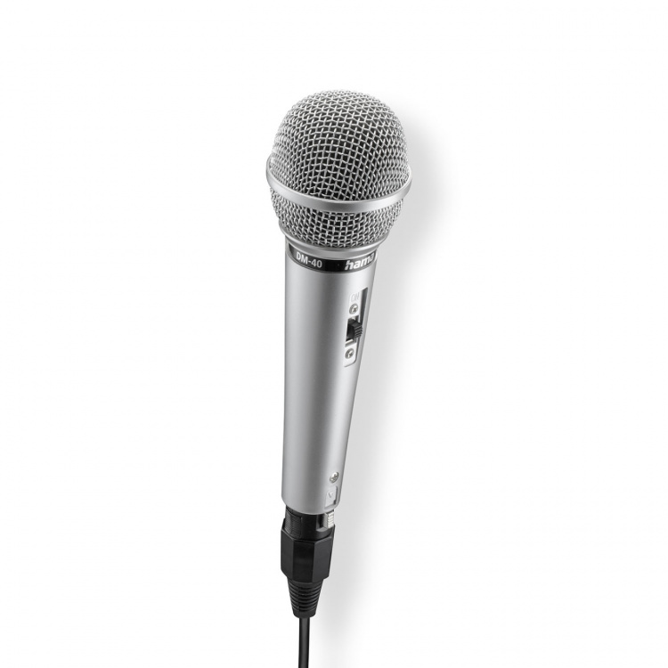 Hama Microphone Karaoke Dynamic Mono Jam Star Silver