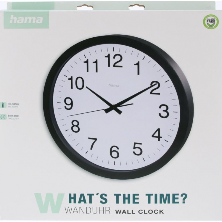 Hama Wall Clock Diameter 40 Cm Hama Wall Clock Diameter 40 Cm