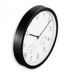 Hama Wall Clock Santorini Black Diameter 30cm