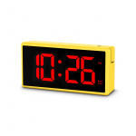 Hama Digital Alarm Clock Ibiza Multi Colour Display Yellow