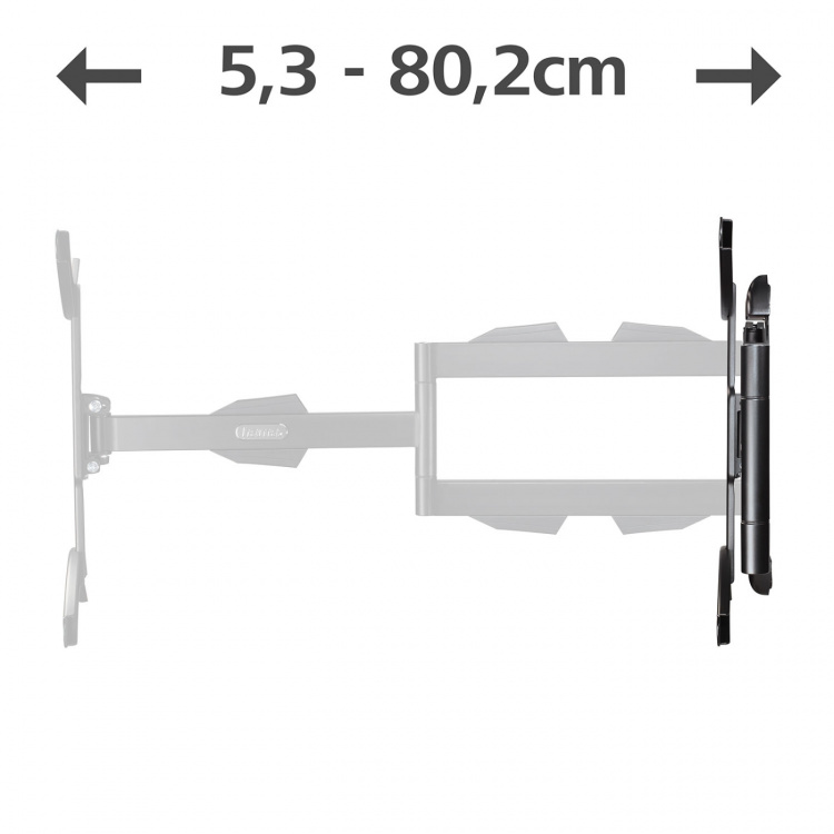 Hama Wall Bracket Tv Full Motion Long Arm VESA 400x400