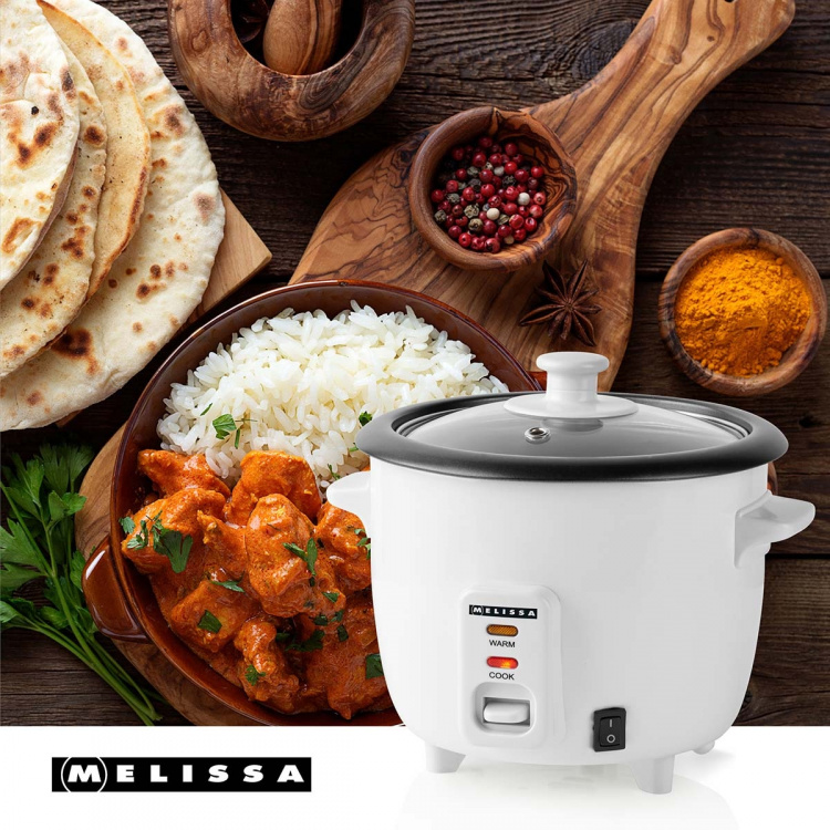 MELISSA Rice Cooker | 0.6 l | Non stick coating | Removable bowl | 300 W | Auto shut-off MELISSA Rice Cooker | 0.6 l | Non stick coating | Removable bowl | 300 W | Auto shut-off