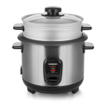 MELISSA Rice Cooker | 1.0 l | 400 W | Non stick coating | Removable bowl | Steamer Basket | Keep-warm function | Auto shut-off MELISSA Rice Cooker | 1.0 l | 400 W | Non stick coating | Removable bowl | Steamer Basket | Keep-warm function | Auto shut-off