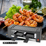 MELISSA Raclette / Gourmet Set | 2 Persons | 400 W | 23 x 10 cm | Non-stick coating