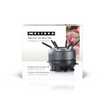 MELISSA Fondue Set | 6 Persons | 2.3 l | Adjustable temperature control | 800 W | Cool touch handles | Anti-slip feet | Overheating protection