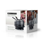 MELISSA Fondue Set | 6 Persons | 2.3 l | Adjustable temperature control | 800 W | Cool touch handles | Anti-slip feet | Overheating protection