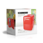 MELISSA Portable Mini Fridge | 6 cans / 4 l capacity | 100-240 V / 12 V | Heating / Cooling function | Carrying handle | Red MELISSA Portable Mini Fridge | 6 cans / 4 l capacity | 100-240 V / 12 V | Heating / Cooling function | Carrying handle | Red