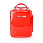MELISSA Portable Mini Fridge | 6 cans / 4 l capacity | 100-240 V / 12 V | Heating / Cooling function | Carrying handle | Red MELISSA Portable Mini Fridge | 6 cans / 4 l capacity | 100-240 V / 12 V | Heating / Cooling function | Carrying handle | Red
