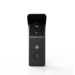 Nedis SmartLife Video Doorbell | Battery Powered | 3MP Full HD 1296p | Cloud Storage (optional) / microSD (not included) | IP44 | With motion sensor | Night vision | Black
