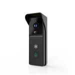 Nedis SmartLife Video Doorbell | Battery Powered | 3MP Full HD 1296p | Cloud Storage (optional) / microSD (not included) | IP44 | With motion sensor | Night vision | Black