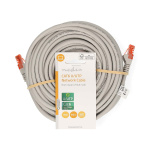 Nedis CAT6 Cable | RJ45 Male | RJ45 Male | U/UTP | 15.0 m | Round | PVC | Grey | Label