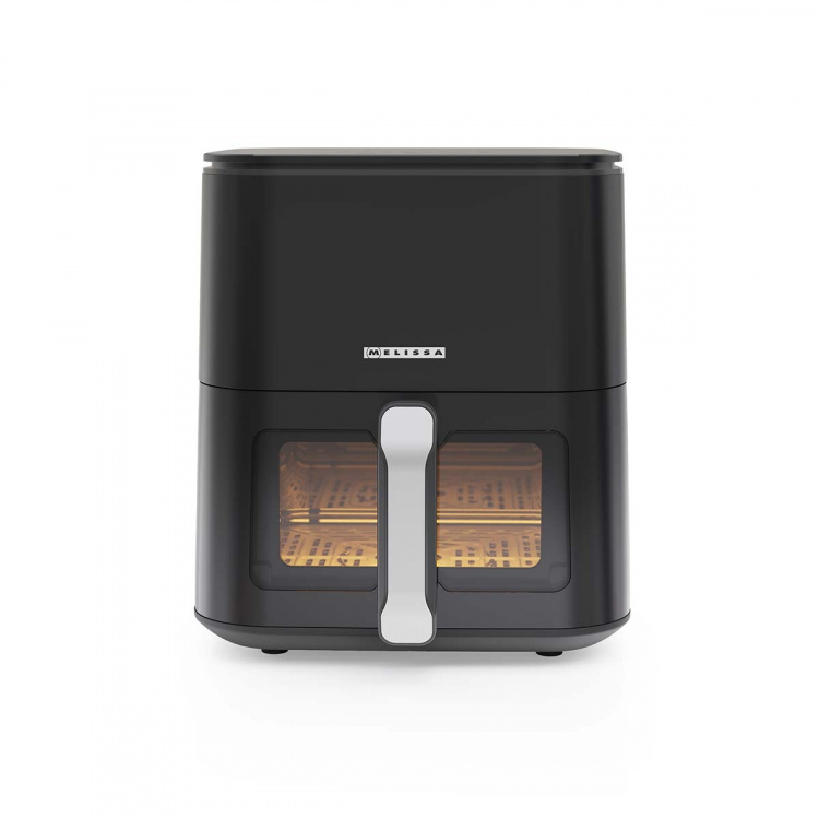 MELISSA Digital Hot Air Fryer XL | 5 l | 60-min Timer | 8 Presets | Viewing window | Black MELISSA Digital Hot Air Fryer XL | 5 l | 60-min Timer | 8 Presets | Viewing window | Black