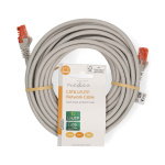 Nedis CAT6 Cable | RJ45 Male | RJ45 Male | U/UTP | 10.0 m | Round | PVC | Grey | Label