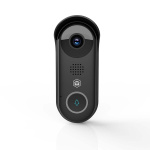 Nedis SmartLife Video Doorbell | Transformer | Full HD 1080p | Cloud Storage (optional) / microSD (not included) / Onvif | IP54 | With motion sensor | Night vision | Black