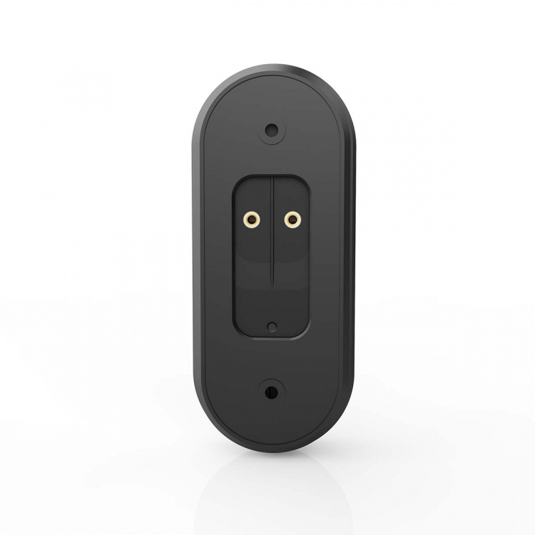 Nedis SmartLife Video Doorbell | Transformer | Full HD 1080p | Cloud Storage (optional) / microSD (not included) / Onvif | IP54 | With motion sensor | Night vision | Black