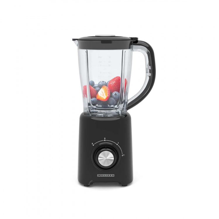 MELISSA Stand Blender | 800 W | 2 Speeds + pulse | 4 Stainless steel blades | Plastic jug | Black
