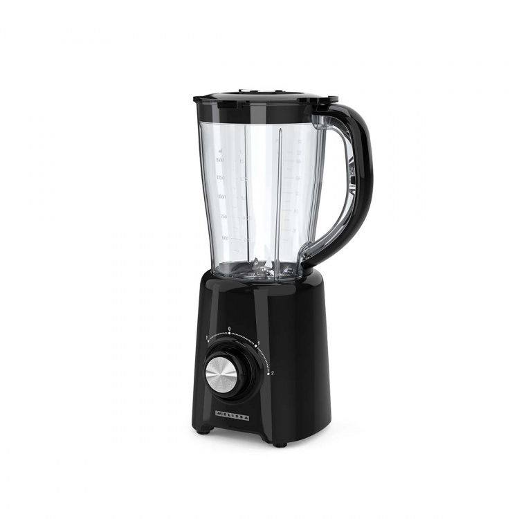 MELISSA Stand Blender | 800 W | 2 Speeds + pulse | 4 Stainless steel blades | Plastic jug | Black