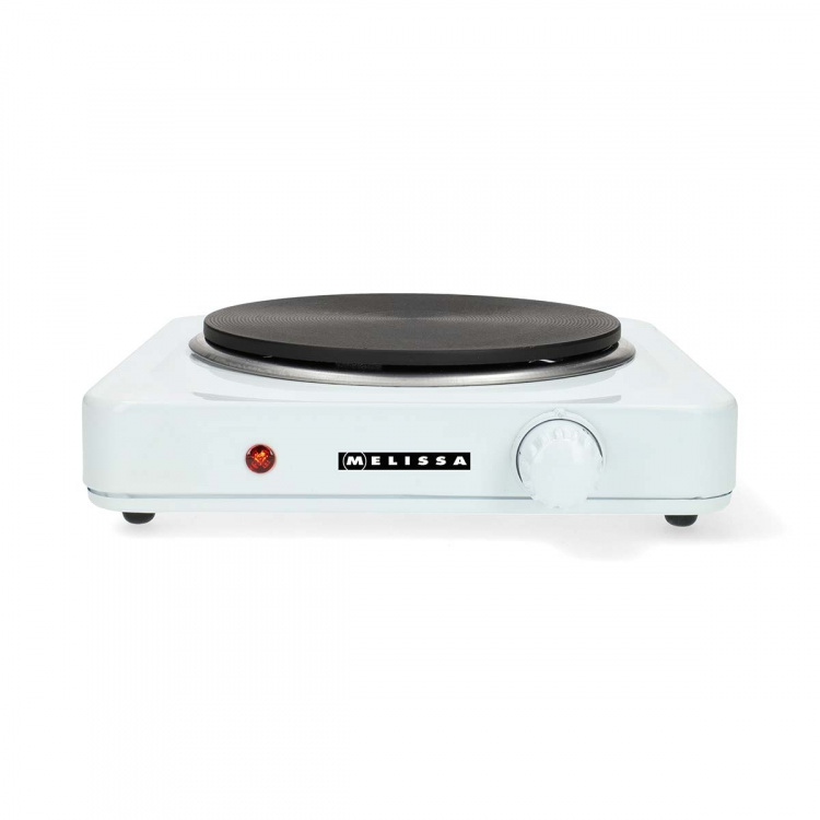 MELISSA Electric Hot Plate | 1500 W | Ø 18.5 cm | 6 Heat settings | Non-slip feet | White