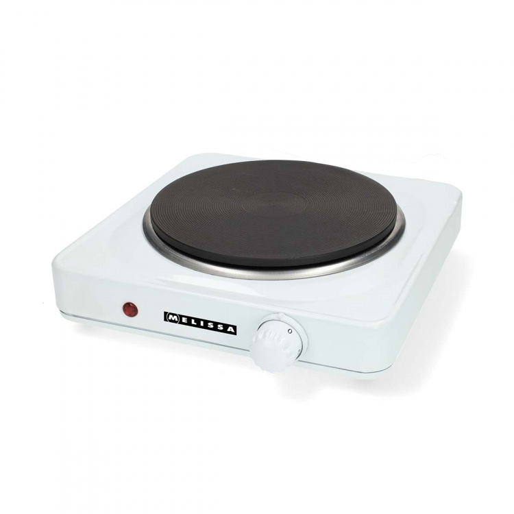 MELISSA Electric Hot Plate | 1500 W | Ø 18.5 cm | 6 Heat settings | Non-slip feet | White