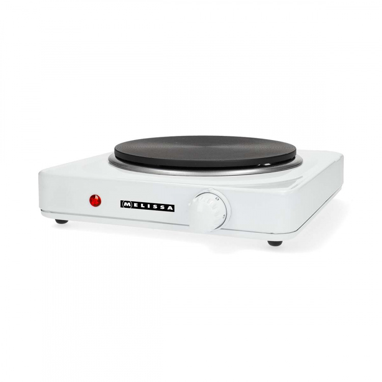 MELISSA Electric Hot Plate | 1500 W | Ø 18.5 cm | 6 Heat settings | Non-slip feet | White