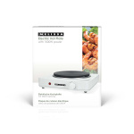 MELISSA Electric Hot Plate | 1500 W | Ø 18.5 cm | 6 Heat settings | Non-slip feet | White