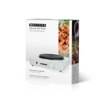 MELISSA Electric Hot Plate | 1500 W | Ø 18.5 cm | 6 Heat settings | Non-slip feet | White