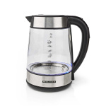 MELISSA Digital Electric Kettle | 1.7 l | 2200 W | Glass | 50/70/80/90/100 °C Presets | 360° pirouette base | Concealed heating element | Strix® controller | Keep-warm function | Boil-dry protection MELISSA Digital Electric Kettle | 1.7 l | 2200 W | Glass | 50/70/80/90/100 °C Presets | 360° pirouette base | Concealed heating element | Strix® controller | Keep-warm function | Boil-dry protection