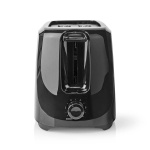 MELISSA Toaster | 2 Slots | 700 W | 6 Browning levels | Removable crumb tray | Cancel function | Black