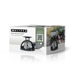 MELISSA Retro Kitchen Scale | Analog | Metal Housing | Removable bowl | Max. 5kg | 25-gram increments | Black