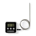 MELISSA Meat Thermometer | up to 250°C | Alarm timer | LCD Display