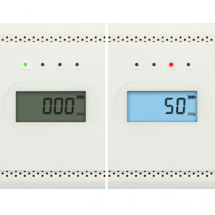 Alecto Carbon monoxide alarm with 10 year sensor runtime and display