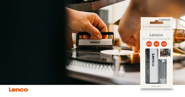 Lenco Antistatic brush cleaning fluid and wipe