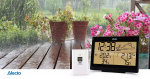 Alecto Weather station with wireless sensor Black