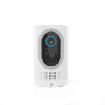 Nedis SmartLife Outdoor Camera | 3MP Full HD 1296p | IP65 | Max. battery life: 6 Months | Cloud Storage (optional) / microSD (not included) | 5 V DC | With motion sensor | Night vision | White Nedis SmartLife Outdoor Camera | 3MP Full HD 1296p | IP65 | Max. battery life: 6 Months | Cloud Storage (optional) / microSD (not included) | 5 V DC | With motion sensor | Night vision | White