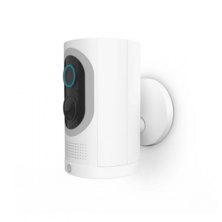 Nedis SmartLife Outdoor Camera | 3MP Full HD 1296p | IP65 | Max. battery life: 6 Months | Cloud Storage (optional) / microSD (not included) | 5 V DC | With motion sensor | Night vision | White Nedis SmartLife Outdoor Camera | 3MP Full HD 1296p | IP65 | Max. battery life: 6 Months | Cloud Storage (optional) / microSD (not included) | 5 V DC | With motion sensor | Night vision | White