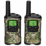 Alecto Set of 2 walkie talkies range up to 7 kilometers Camouflage