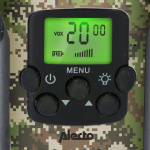 Alecto Set of 2 walkie talkies range up to 7 kilometers Camouflage