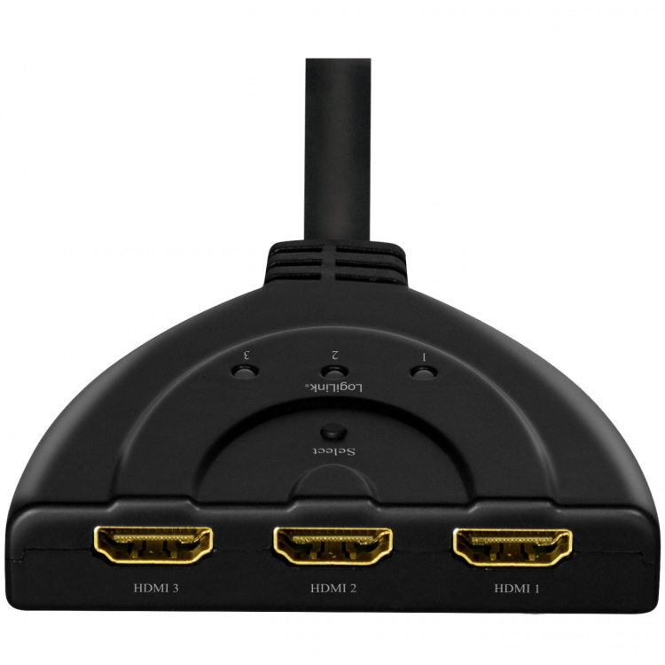 LogiLink HDMI-switch 3-portar Dubbelriktad HDMI 1.4 4K/30 Hz LogiLink HDMI-switch 3-portar Dubbelriktad HDMI 1.4 4K/30 Hz