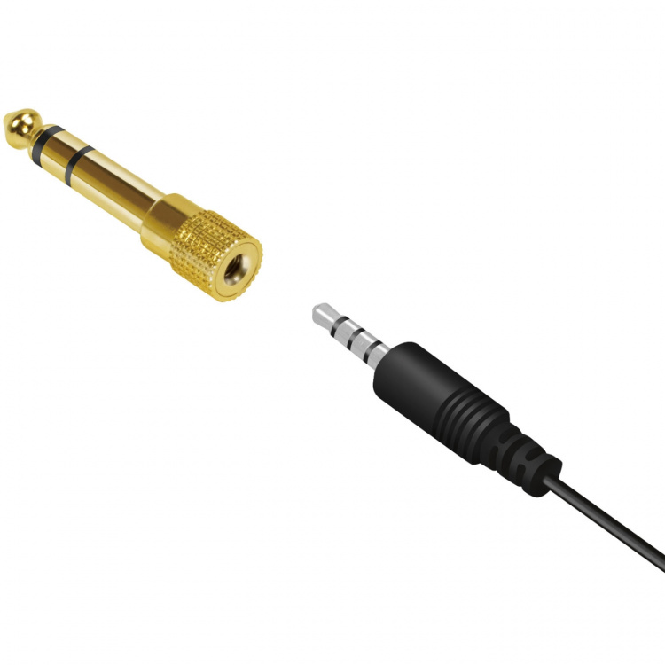 LogiLink Audioadapter 6,3mm hane - 3,5mm hona LogiLink Audioadapter 6,3mm hane - 3,5mm hona