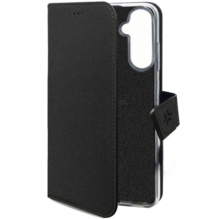 Celly Wally Wallet Case Galaxy Galaxy S25 FE Svart