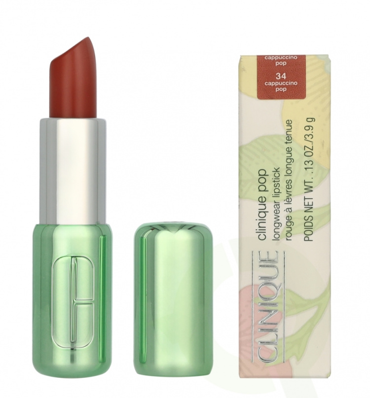 Clinique Pop Longwear Satin Lipstick 3.9 g #16 Cappiccino Pop