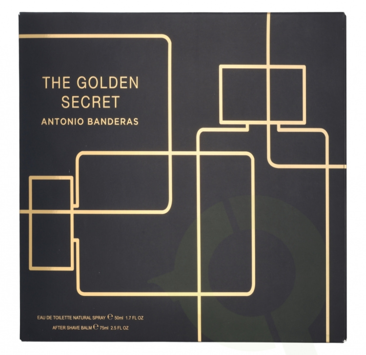Antonio Banderas A. Banderas The Golden Secret Giftset 125 ml Edt Spray 50 ml/After Shave Balm 75 ml