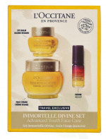 L\'Occitane Immortelle Face Care Set 70 ml Eye Balm 15ml/Divine Cream 50ml/Overnight Reset Oil 5ml
