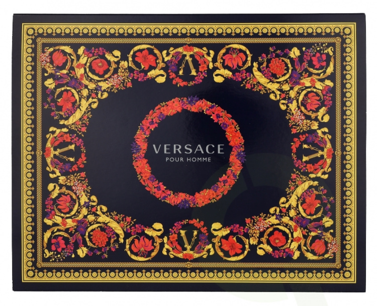 Versace Pour Homme Giftset 150 ml Edt Spray 50ml/Hair & Body Shampoo 50ml/After Shave Balm 50ml